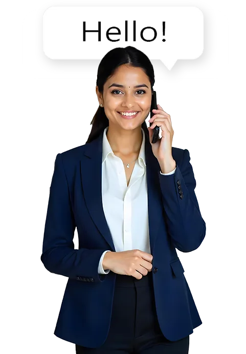 English-speaking caller